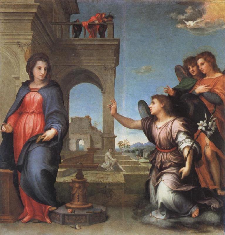 Andrea del Sarto The Annunciation oil painting image